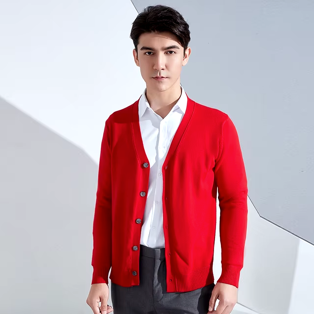 Cardigan en tricot pour Homme - 10 Couleurs