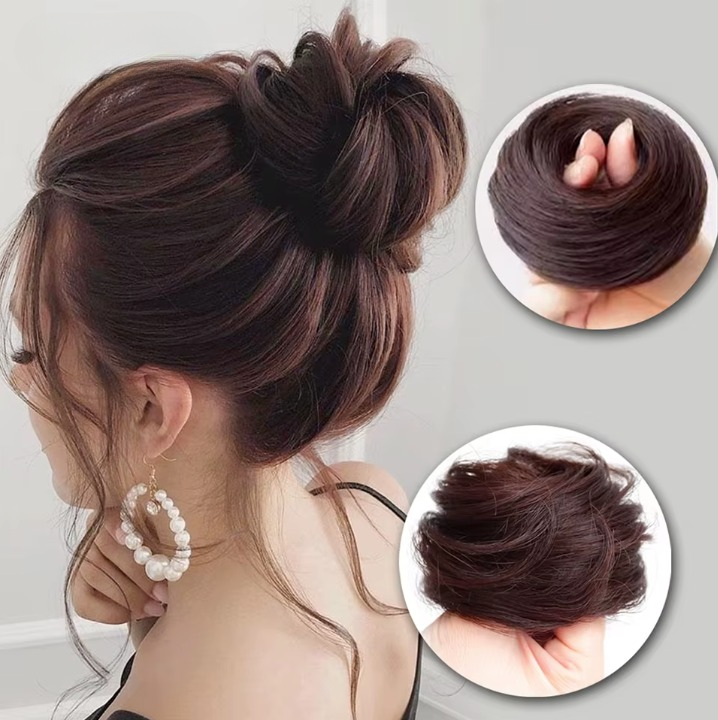 Chouchou Effet Faux Chignon Élégant