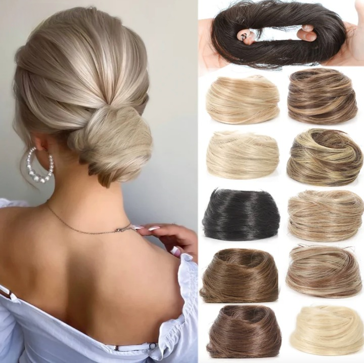 Chouchou Effet Faux Chignon Élégant