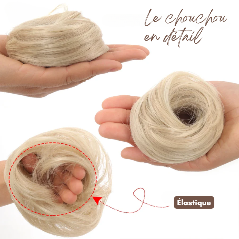 Chouchou Effet Faux Chignon Élégant