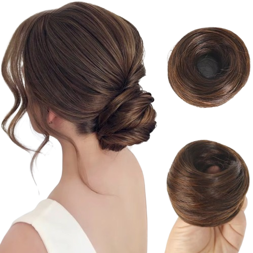 Chouchou Effet Faux Chignon Élégant