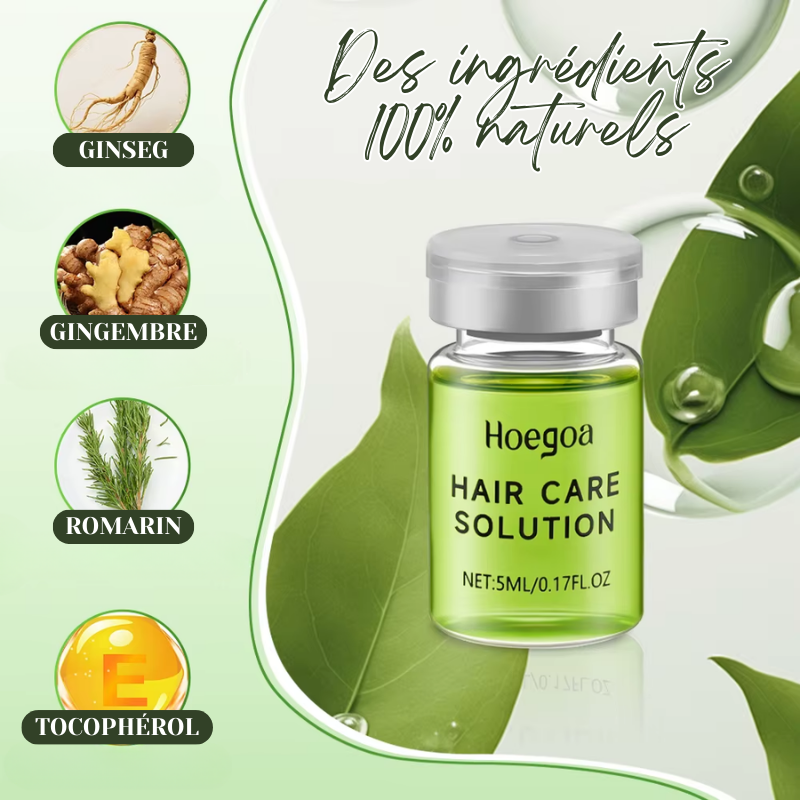 Coffret Ampoules Capillaire Anti-Perte de Cheveux + Dermaroller à Réservoir OFFERT