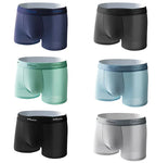 Lot de 4 boxers en soie glacée antibactériens