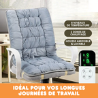 Coussin Chauffant Ergonomique – Chaise de Bureau 220V