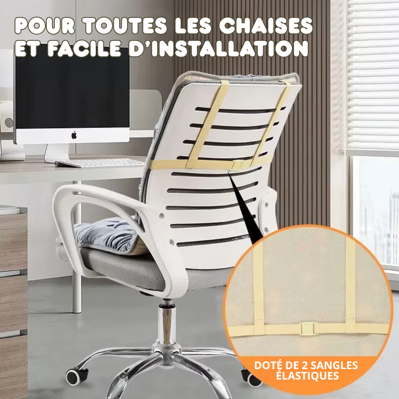 Coussin Chauffant Ergonomique – Chaise de Bureau 220V