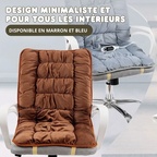 Coussin Chauffant Ergonomique – Chaise de Bureau 220V