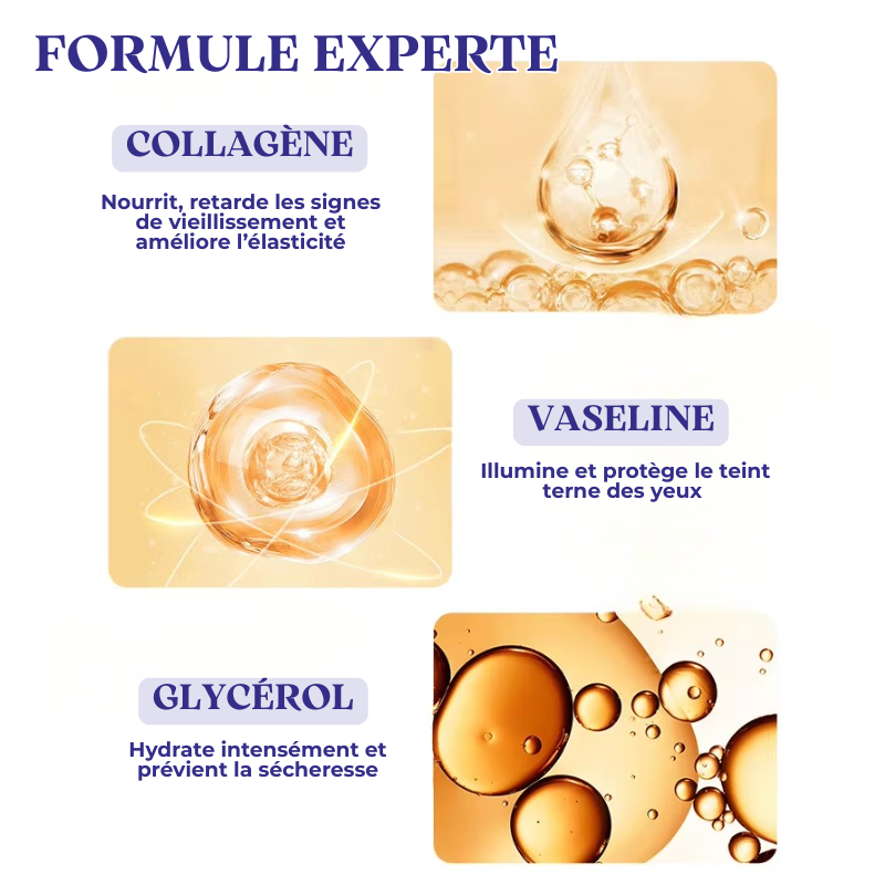 Crème pour les Yeux Anti-cernes au Collagène