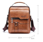 Sac à bandoulière en cuir PU pour hommes