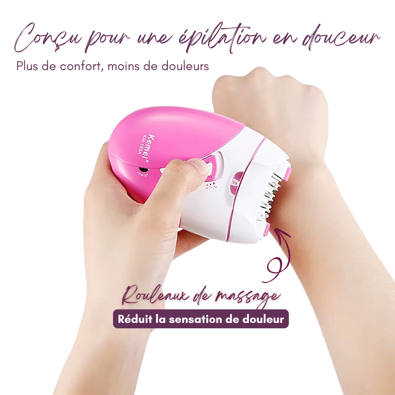 Épilateur électrique à 2 Vitesses & LED USB