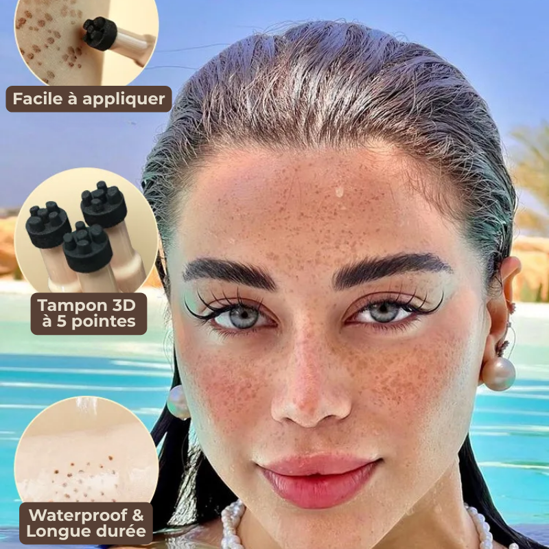 Freckle Stamp Pen - Stylo Taches de Rousseur Naturelles - 4 Teintes