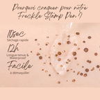 Freckle Stamp Pen - Stylo Taches de Rousseur Naturelles - 4 Teintes