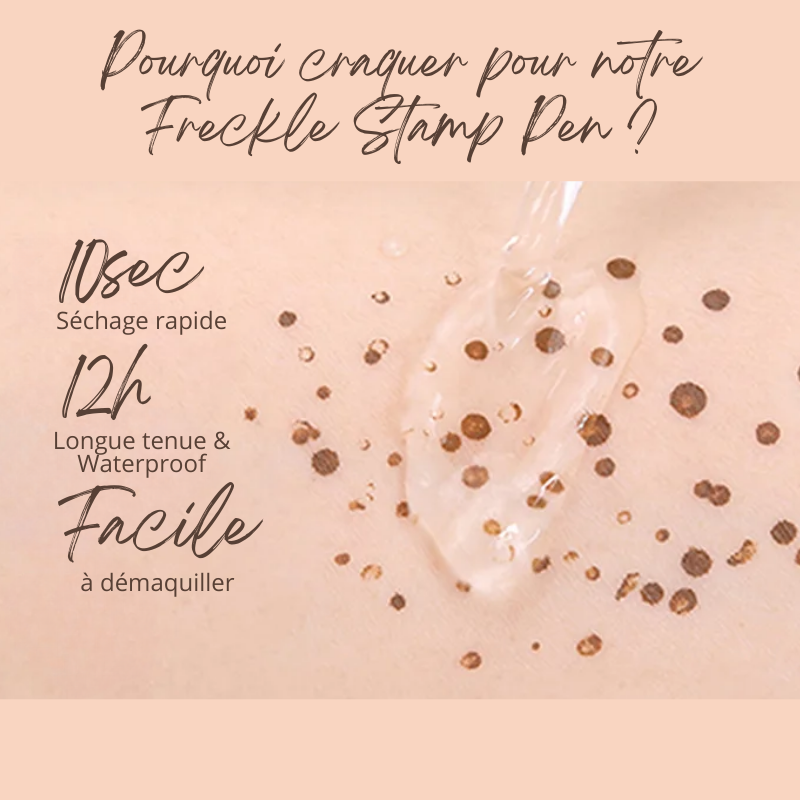 Freckle Stamp Pen - Stylo Taches de Rousseur Naturelles - 4 Teintes