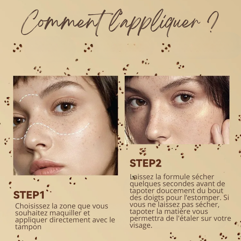 Freckle Stamp Pen - Stylo Taches de Rousseur Naturelles - 4 Teintes