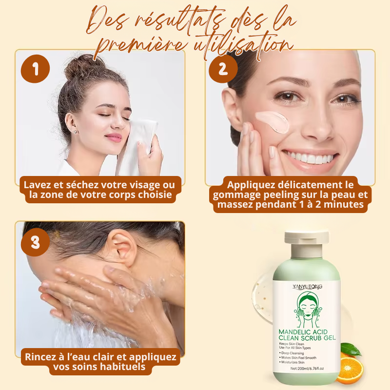 Gommage Peeling pour Visage - Nettoyage en profondeur
