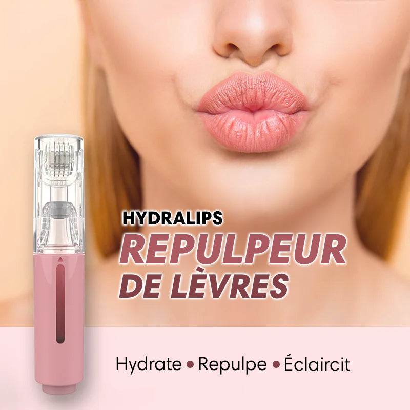 HYDRALIPS - Dermaroller microneedling pour hydrater et repulper vos lèvres