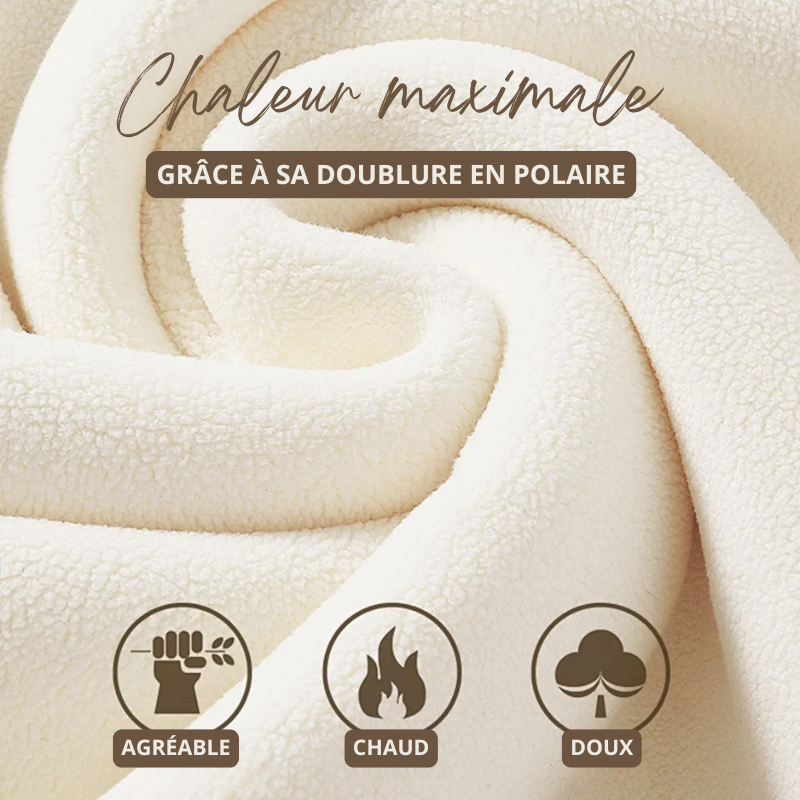 Legging Évasé Large Doublure Polaire