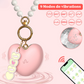 Little Heart - Mini Vibromasseur Coeur Porte-Clé - 9 Vibrations + APP