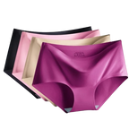 Lot de 10 culottes sans couture en soie glacée