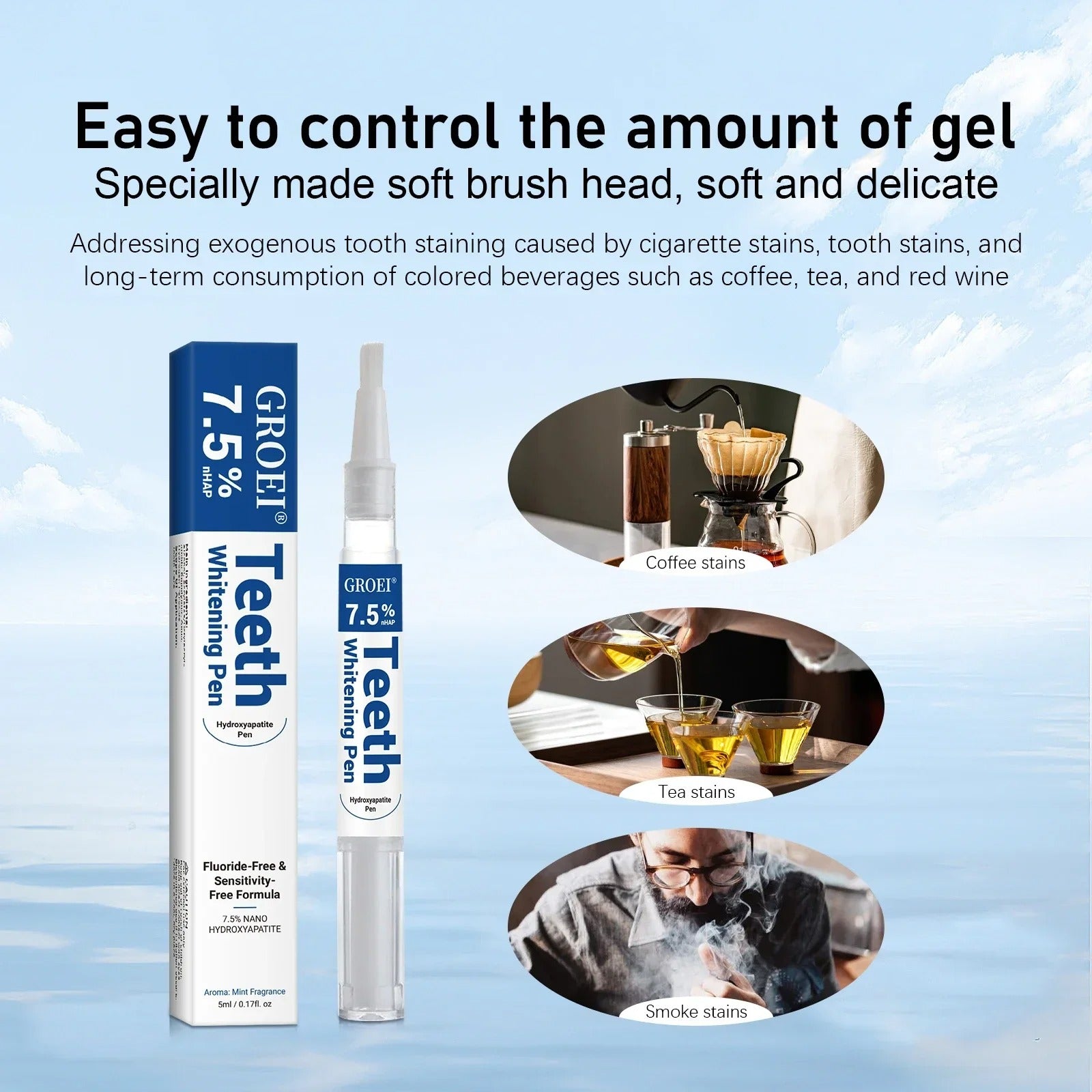 Magic teeth whitening pen