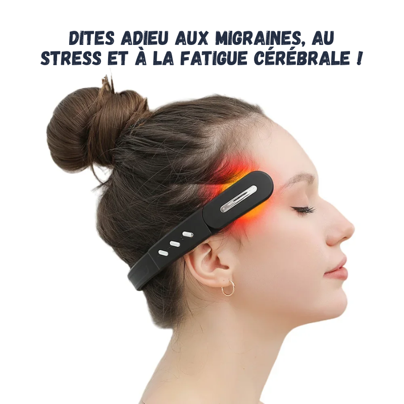 Masseur de Tête Électrique Anti-Migraine Chauffant