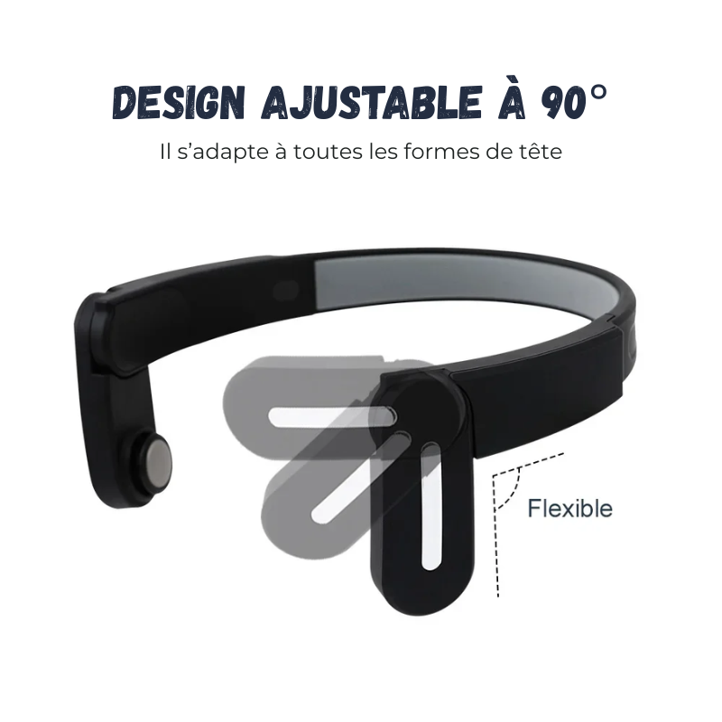 Masseur de Tête Électrique Anti-Migraine Chauffant