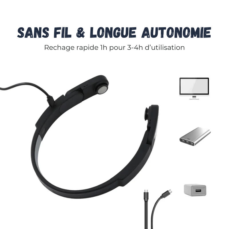 Masseur de Tête Électrique Anti-Migraine Chauffant