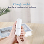 Mini ventilateur portable USB avec batterie externe intégrée