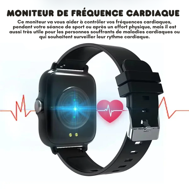 Montre Connectée Multifonction + Ecouteurs Bluetooth OFFERTS