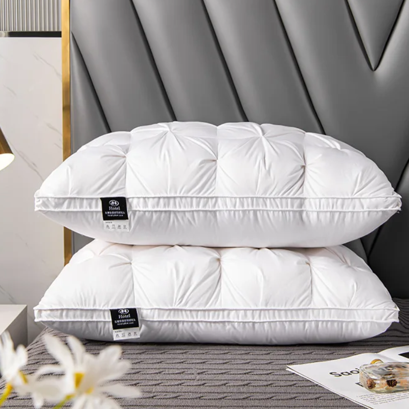 Oreiller d'hôtel de luxe - Coton & Plume d'oie