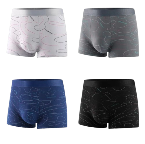 Pack de 8 Boxers Imprimé pour Homme - Doux et confortables