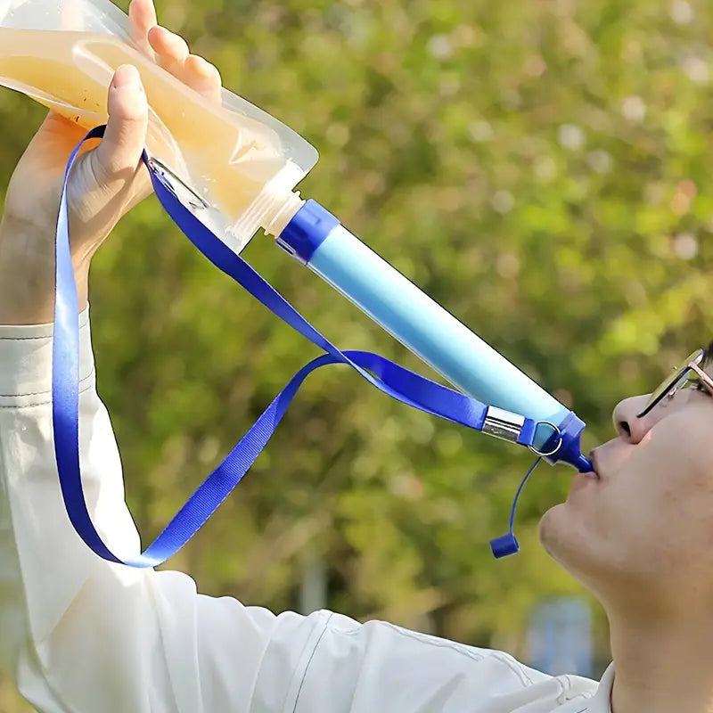 Filtration Camping Randonnée Paille Filtre à Eau Waterdrop - Filtration Portable 5300L - Randonnée & Camping - Bleu Clair Purificateur Portable Filtration Camping Randonnée Paille Filtre à Eau Waterdrop - Filtration Portable 5300L - Randonnée & Camping - Bleu Clair Purificateur Portable