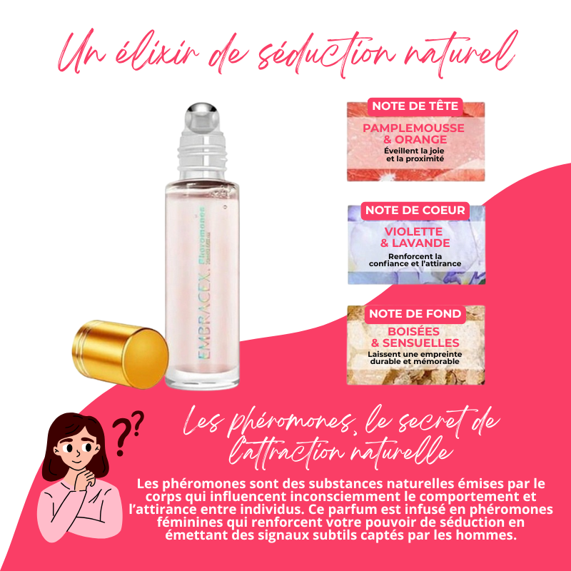 Parfum Roll-On aux Phéromones pour Femme - 1 ACHETÉ = 1 OFFERT