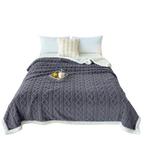 Plaid Molletonné en Flanelle ULTRA Chaud