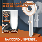 Pommeau de Douche Réglable Haute Pression à 3 Modes