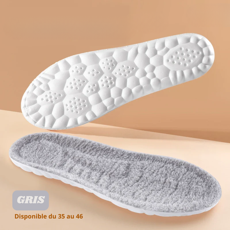 Semelles Orthopédiques 4D & Thermiques en Laine