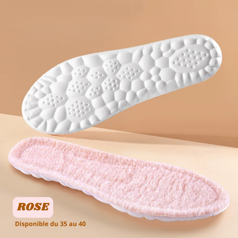 Semelles Orthopédiques 4D & Thermiques en Laine
