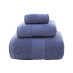 Ensemble de 3 Serviettes moelleuses d'hôtel en 100% Coton