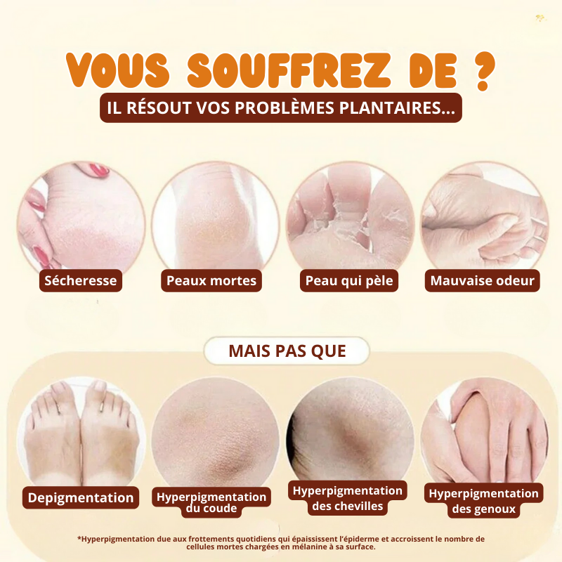 Spray Exfoliant pour Pieds à l'huile d'Orange