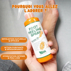 Spray Exfoliant pour Pieds à l'huile d'Orange