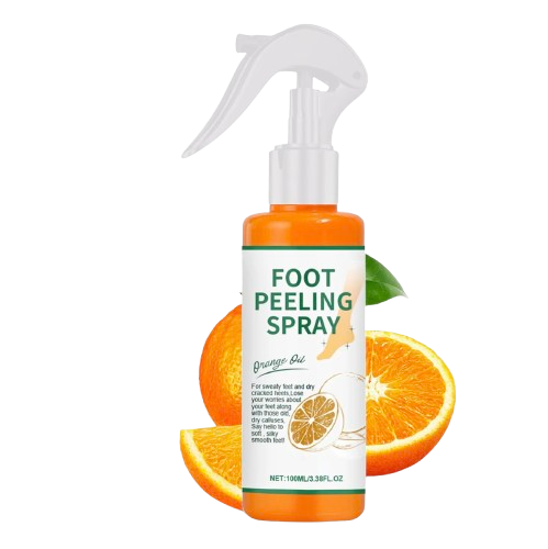Spray Exfoliant pour Pieds à l'huile d'Orange
