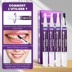 Stylo Magique Dents Blanches au Gel Violet - 2 ACHETÉS = 1 OFFERT