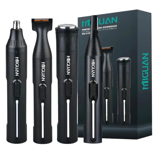 Tondeuse 4 en 1 Rechargeable – Nez, Barbe, Sourcils