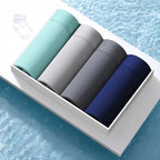 Lot de 4 boxers en soie glacée respirants