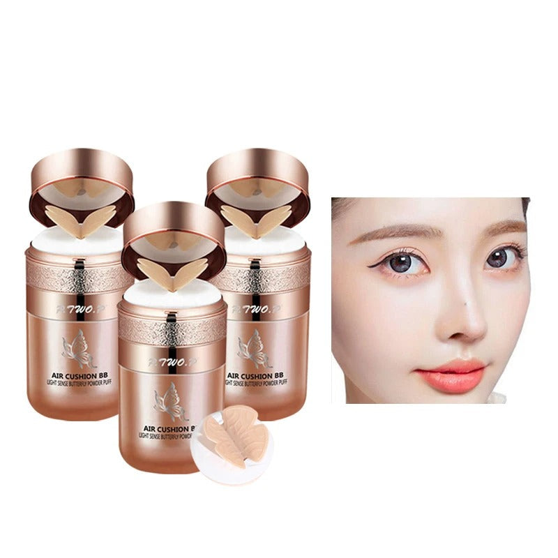 BB Crème Cushion avec Houpette – Fond de Teint Hydratant, Correcteur, Anti-Sébum et Waterproof