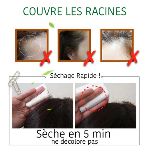 Lot de 2 stylo capillaire retouche racine - Rendu naturel