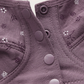 Soutien-gorge 100% coton à imprimé floral violet