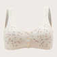 Soutien-gorge 100% coton à imprimé beige