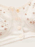 Soutien-gorge 100% coton à imprimé beige