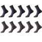 Lot de 10 Chaussettes en fibre de Bambou