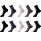 Lot de 10 Chaussettes en fibre de Bambou